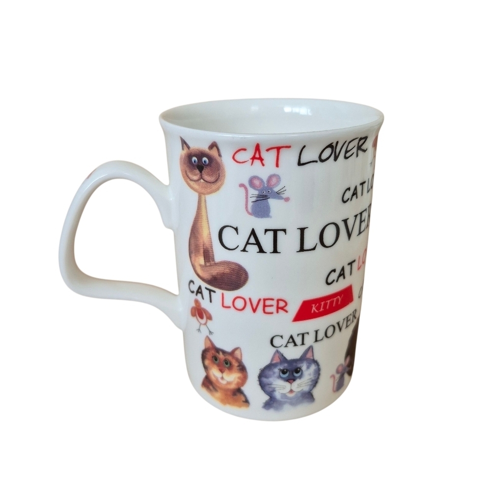Roy Kirkham Cat Lover Mug 2009 Tea Coffee Vintage